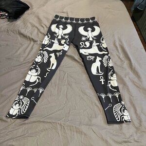 Lotus Leggings Ancient Egypt Theme - XXXXL (US XL)